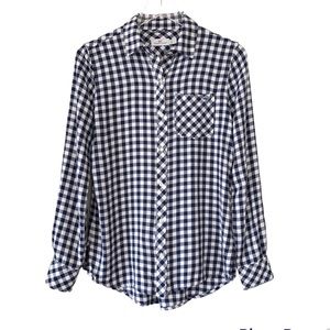 Vineyard Vines | Gingham Check Button Down Shirt Size 2 Blue White